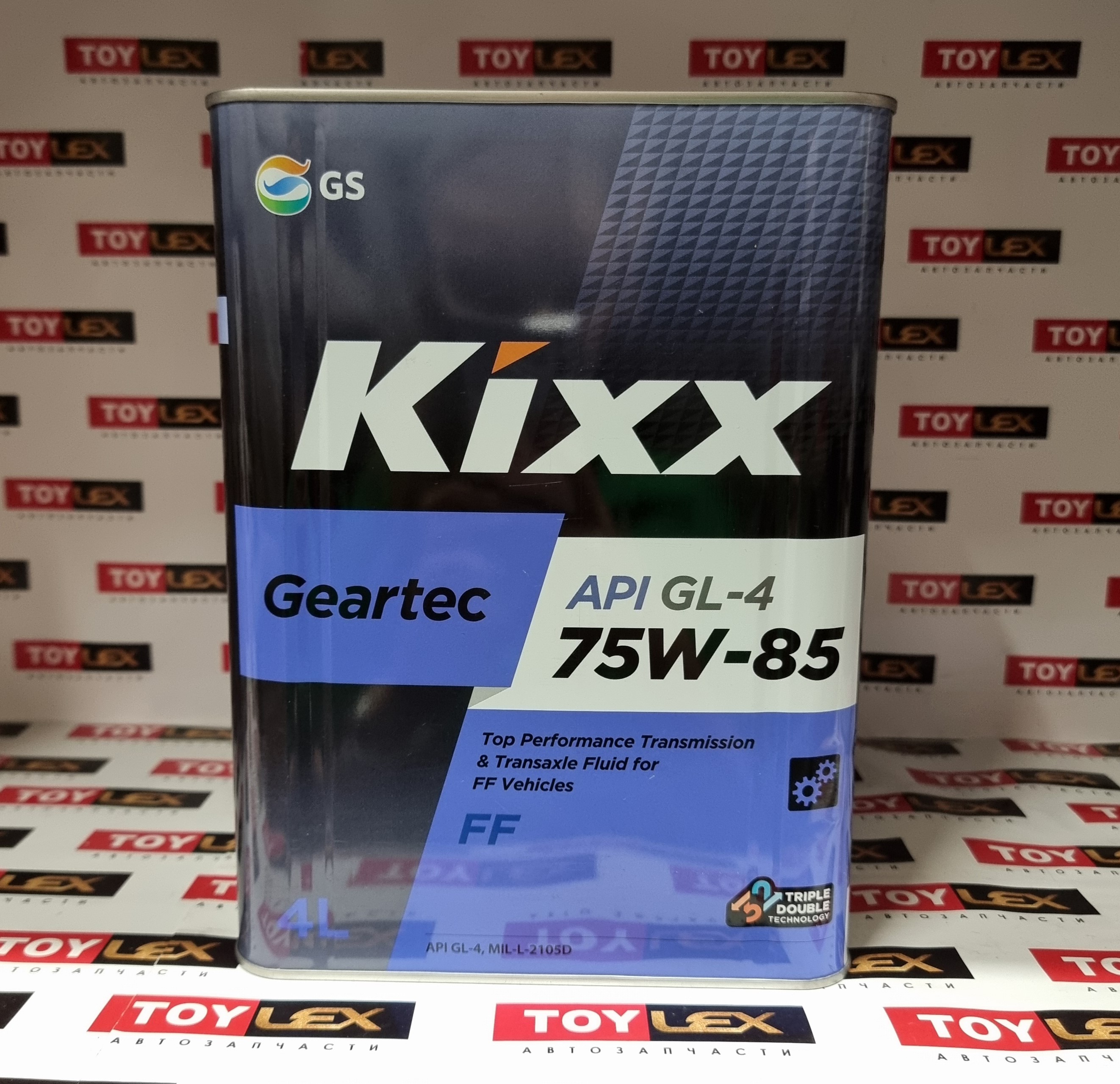 Масло трансмиссионное Kixx Geartec FF GL-4 75W85 (Gear Oil HD) /4л п/синт.